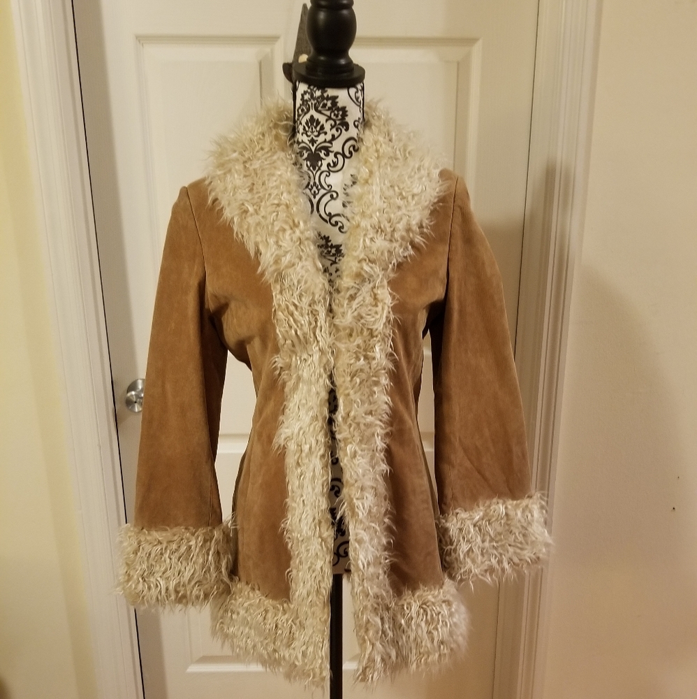 Charlotte Russe leather coat